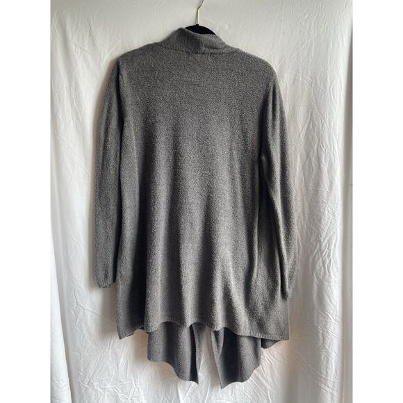 Barefoot Dream Cozychic Lite Knit Cardigan Sweater Gray Size 1X - Picture 3 of 3